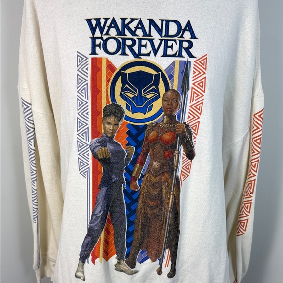 Wakanda Forever Marvel Graphic Sweatshirt - Picture 2 of 7
